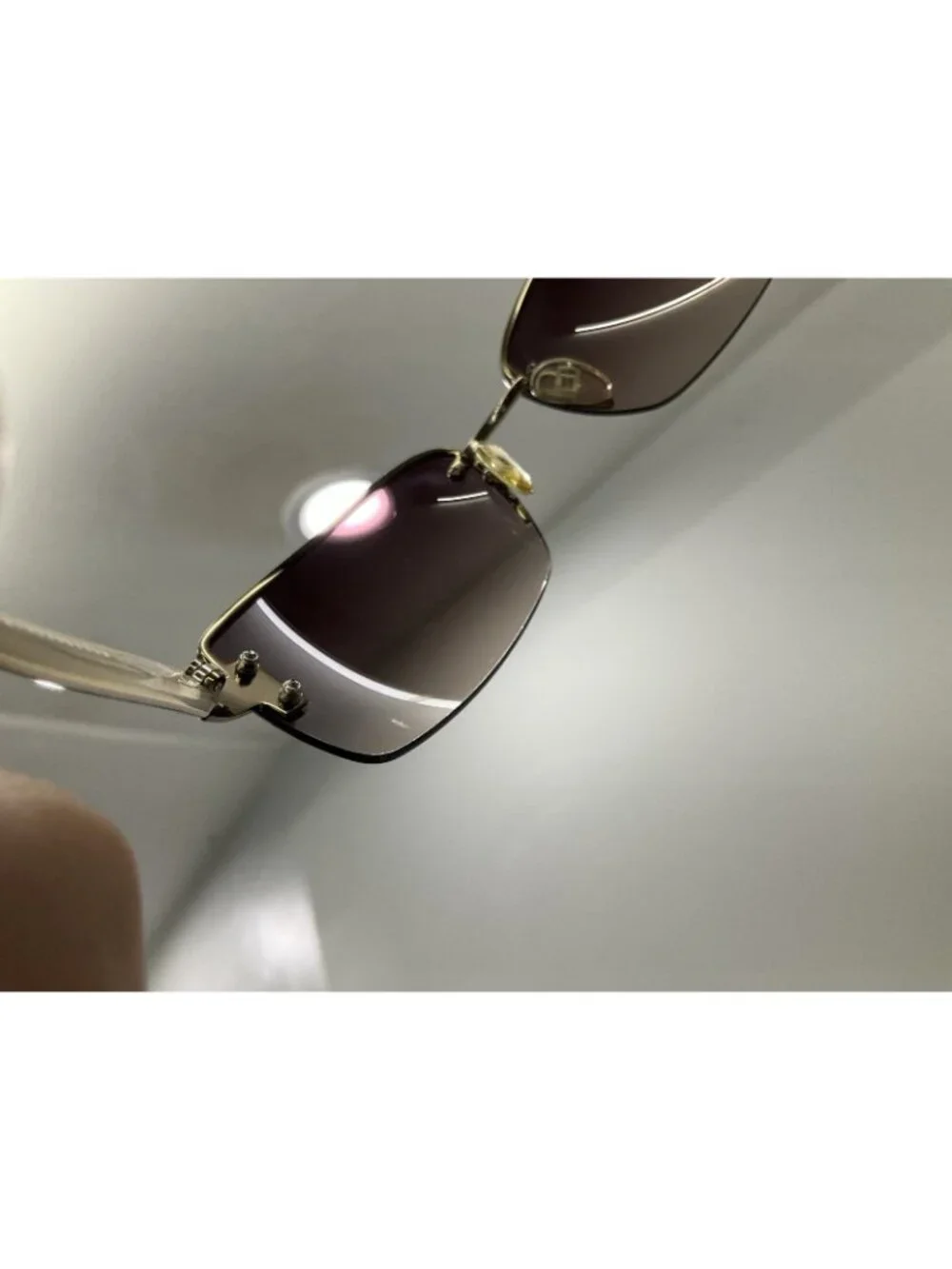 Vintage Ralph Lauren Sunglasses RA 4012 111/13 Rimless 62-16 130